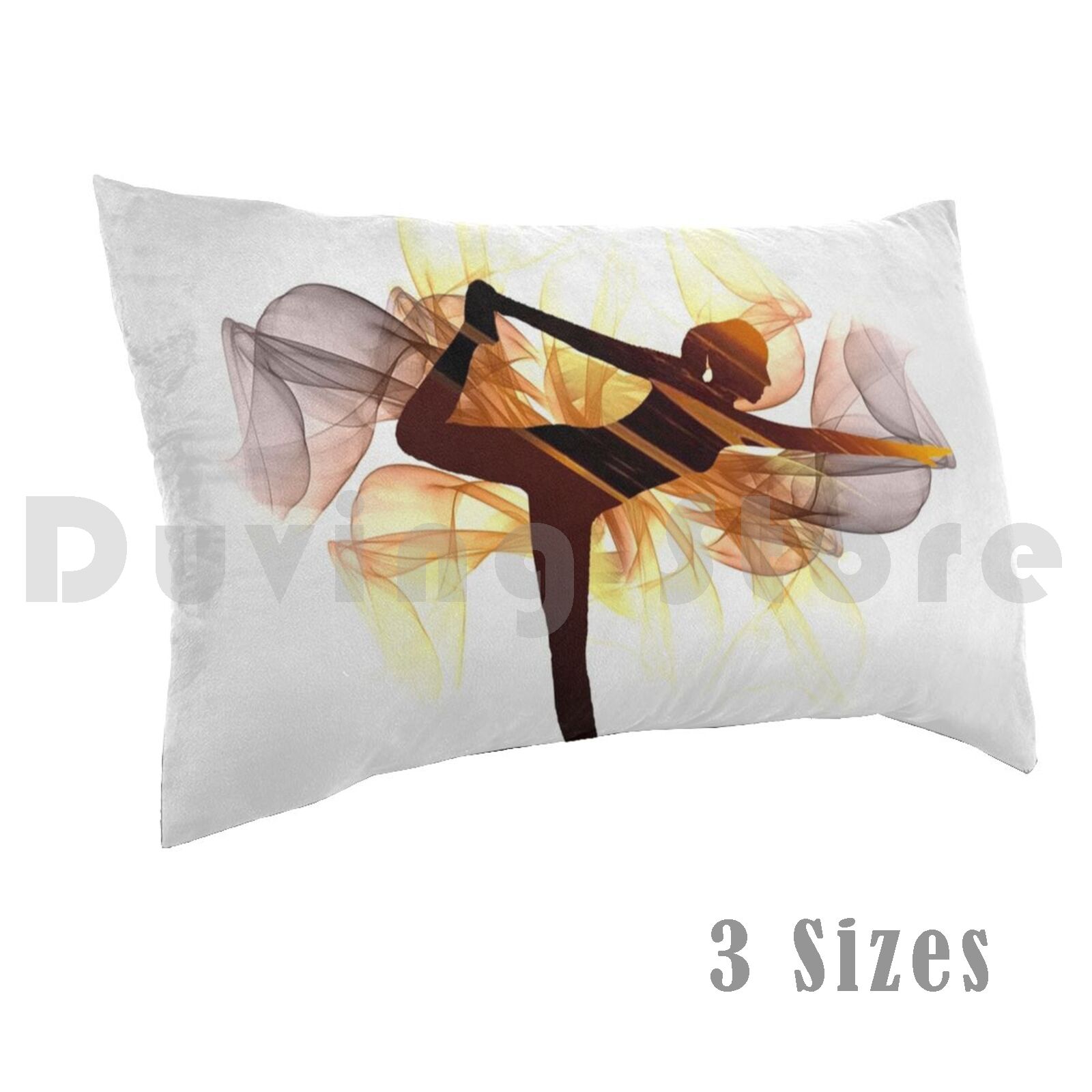 Health Wellness Yoga - Yoga Poses Pillow Case Printed 50x75