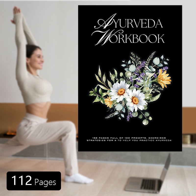 Health Wellness Yoga - New YURVEDA ORKBOOS Ayurveda Wellness Journal