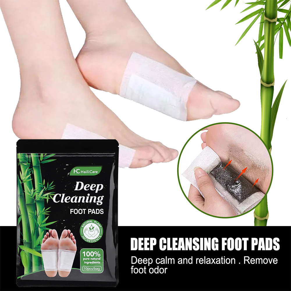 Detox Foot Patch - 10pcs Mugwort Bamboo Charcoal Foot Patches