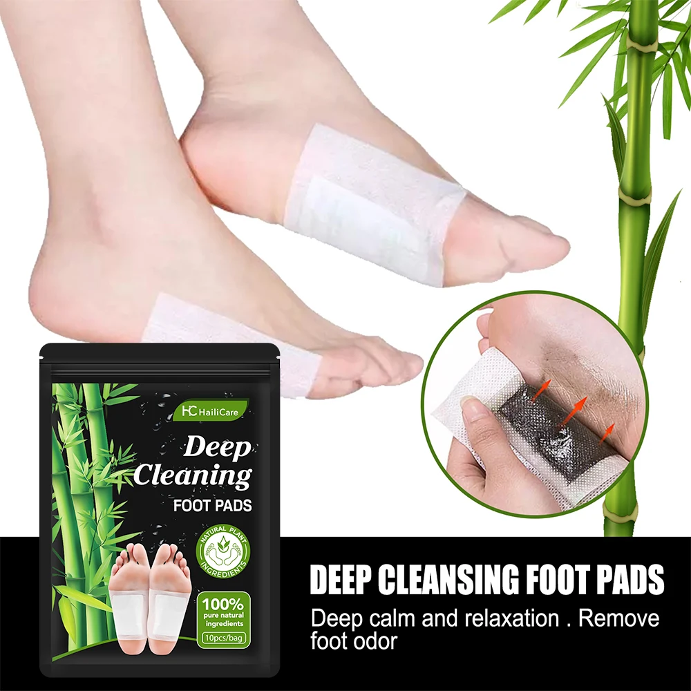 Detox Foot Patch - 10Pcs/Bag Detox Foot Patches Wormwood Bamboo
