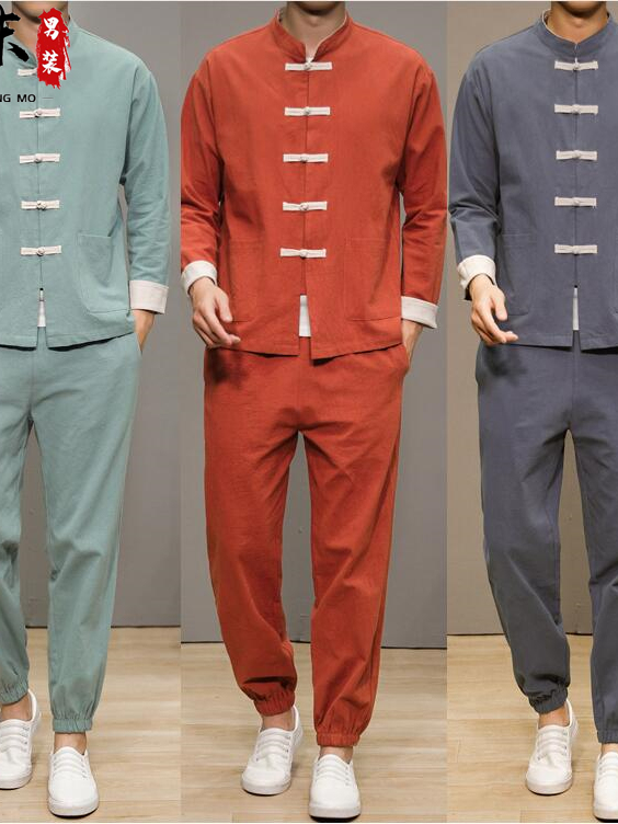 Health & Wellness Naics Code - Chinese Style Cotton Linen Tang Suit