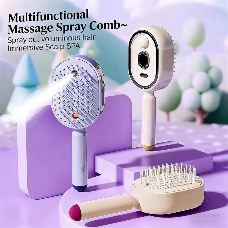Scalp Massager Electric - 3 in 1 Electric Spray Air