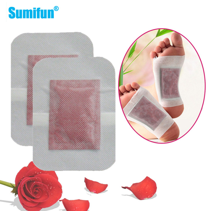 Detox Foot Patch - 10pcs Herbal Rose Foot Detox Plaster