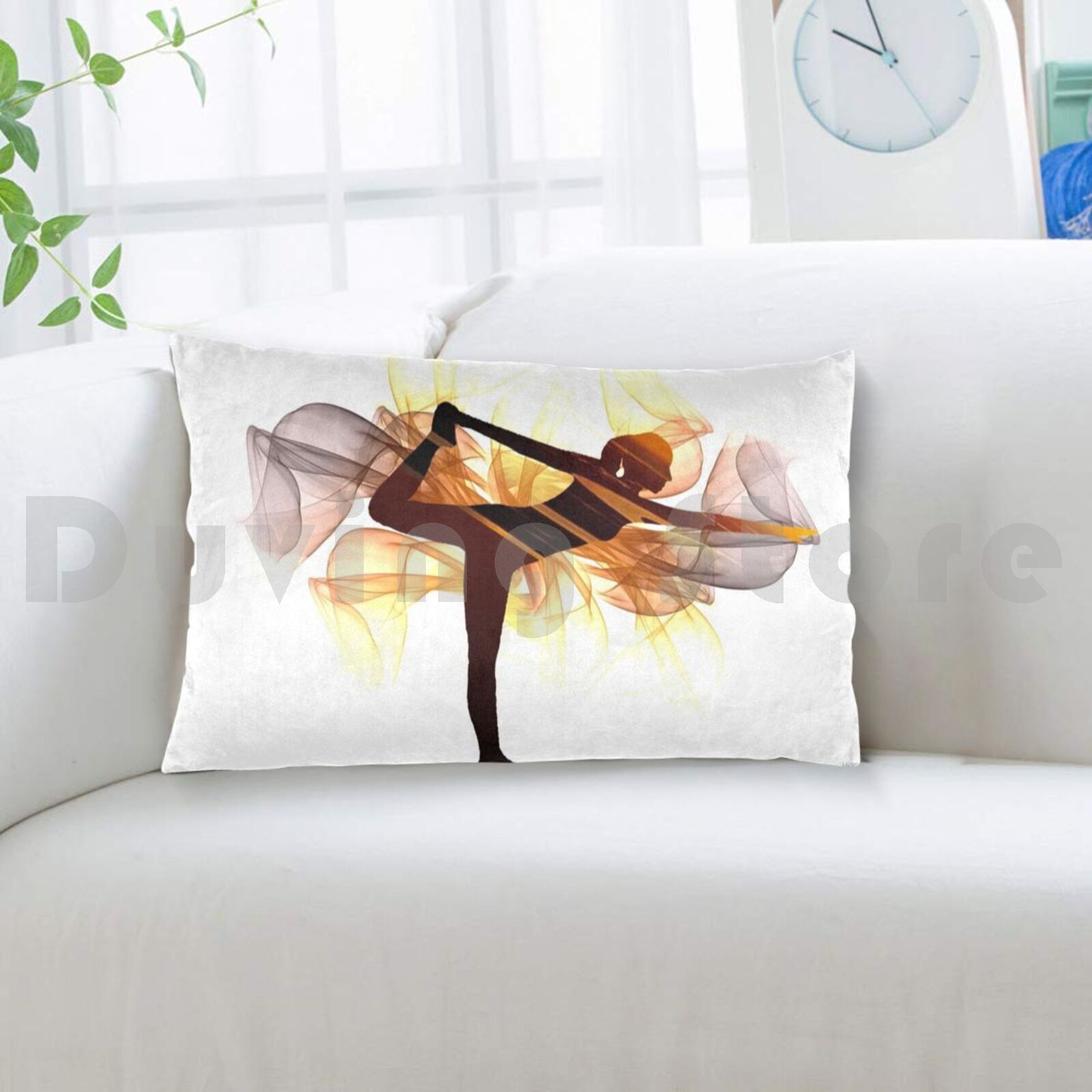 Yoga Poses Pillow Case Printed - Health Wellness Yoga recension och pris
