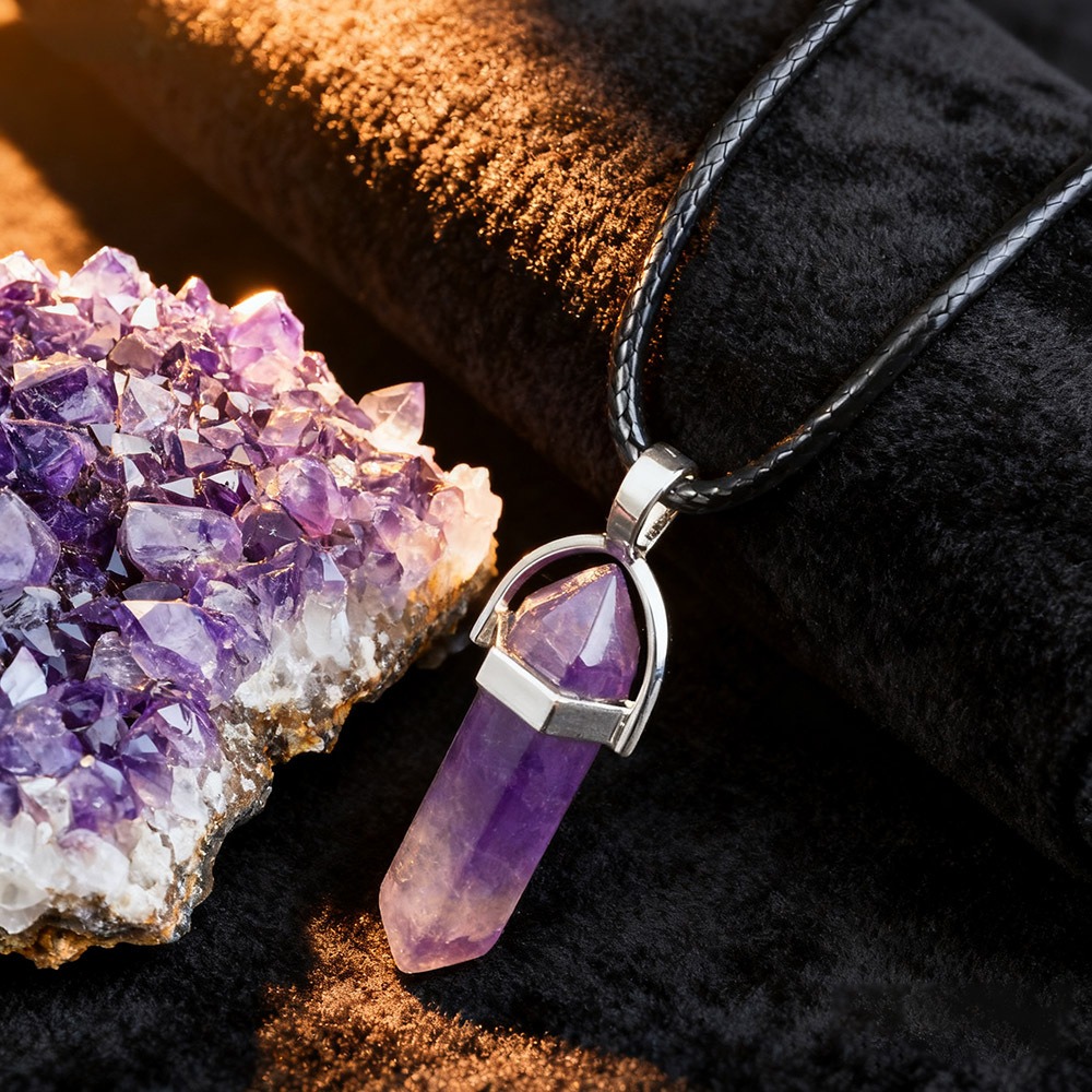 2pcs Amethyst Set: Amethyst Cl - Healing Crystal Set recension och pris