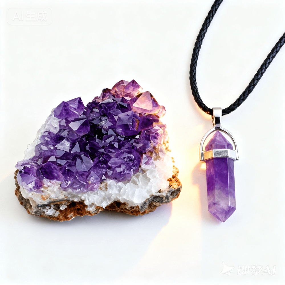 2pcs Amethyst Set: Amethyst Cl - Healing Crystal Set recension och pris