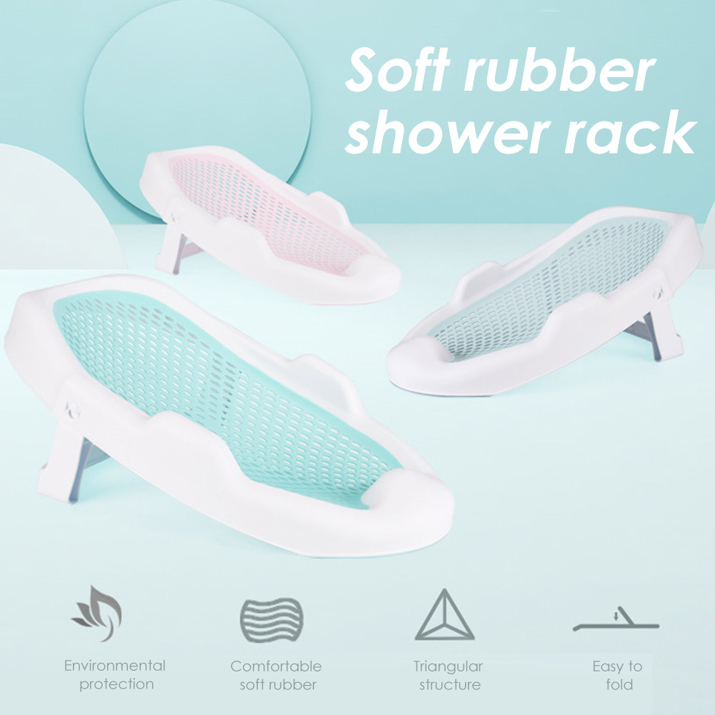 Newborn Adjustable Bath Net Se - Bamboo Bath Mat recension och pris