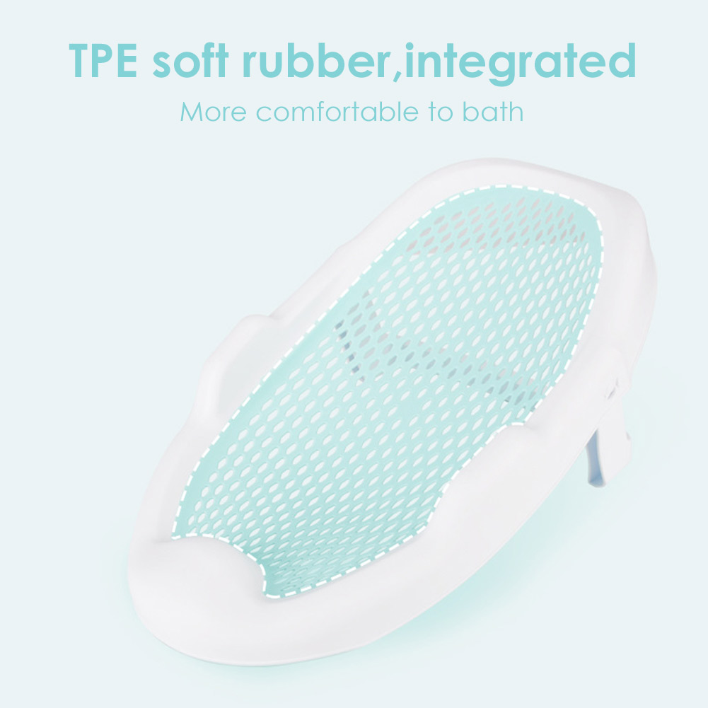 Newborn Adjustable Bath Net Se - Bamboo Bath Mat recension och pris