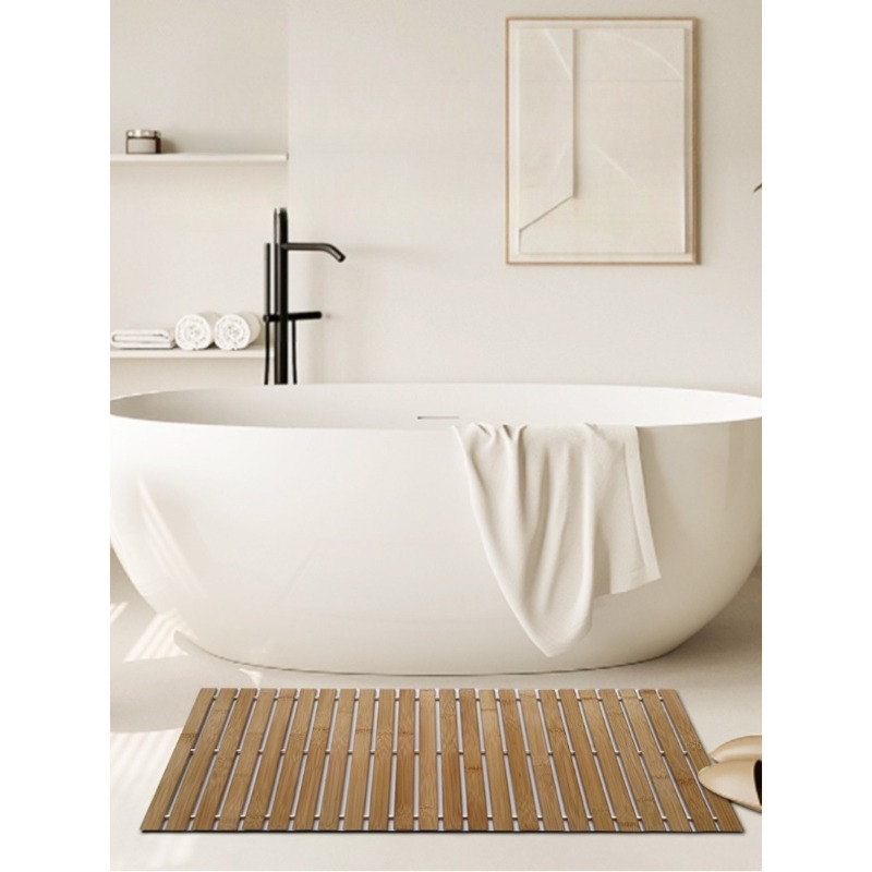 40 X 120Cm Large Size Bamboo B - Bamboo Bath Mat recension och pris