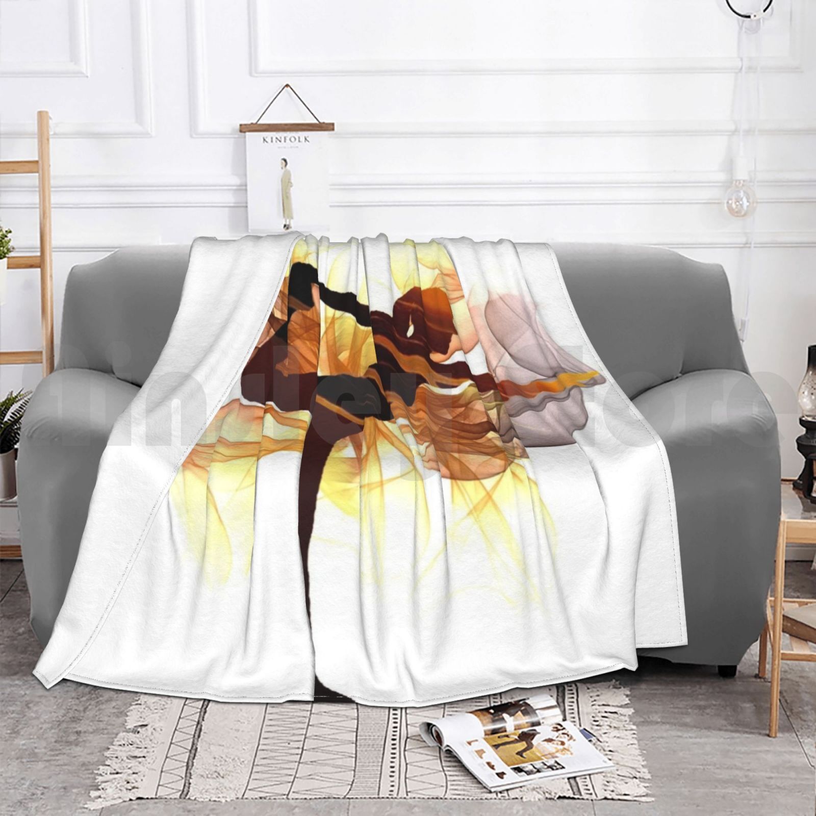 Yoga Poses Blanket For Sofa Be - Health Wellness Yoga recension och pris