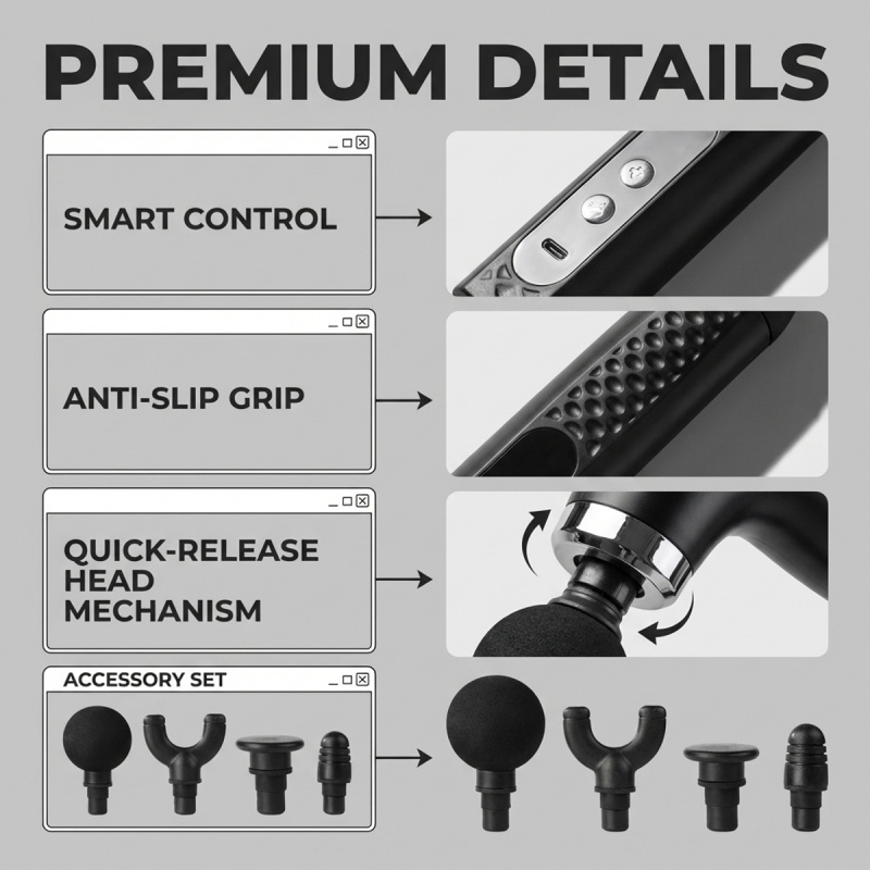 Electric Muscle Massage Gun wi - Scalp Massager Electric recension och pris