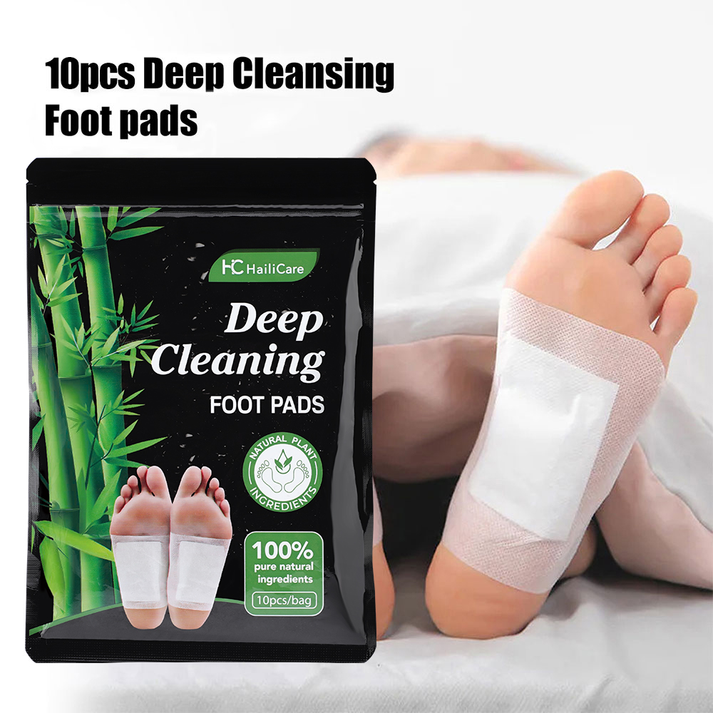 10pcs Mugwort Bamboo Charcoal  - Detox Foot Patch recension och pris