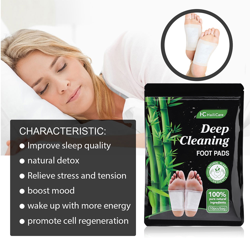 10pcs Mugwort Bamboo Charcoal  - Detox Foot Patch recension och pris