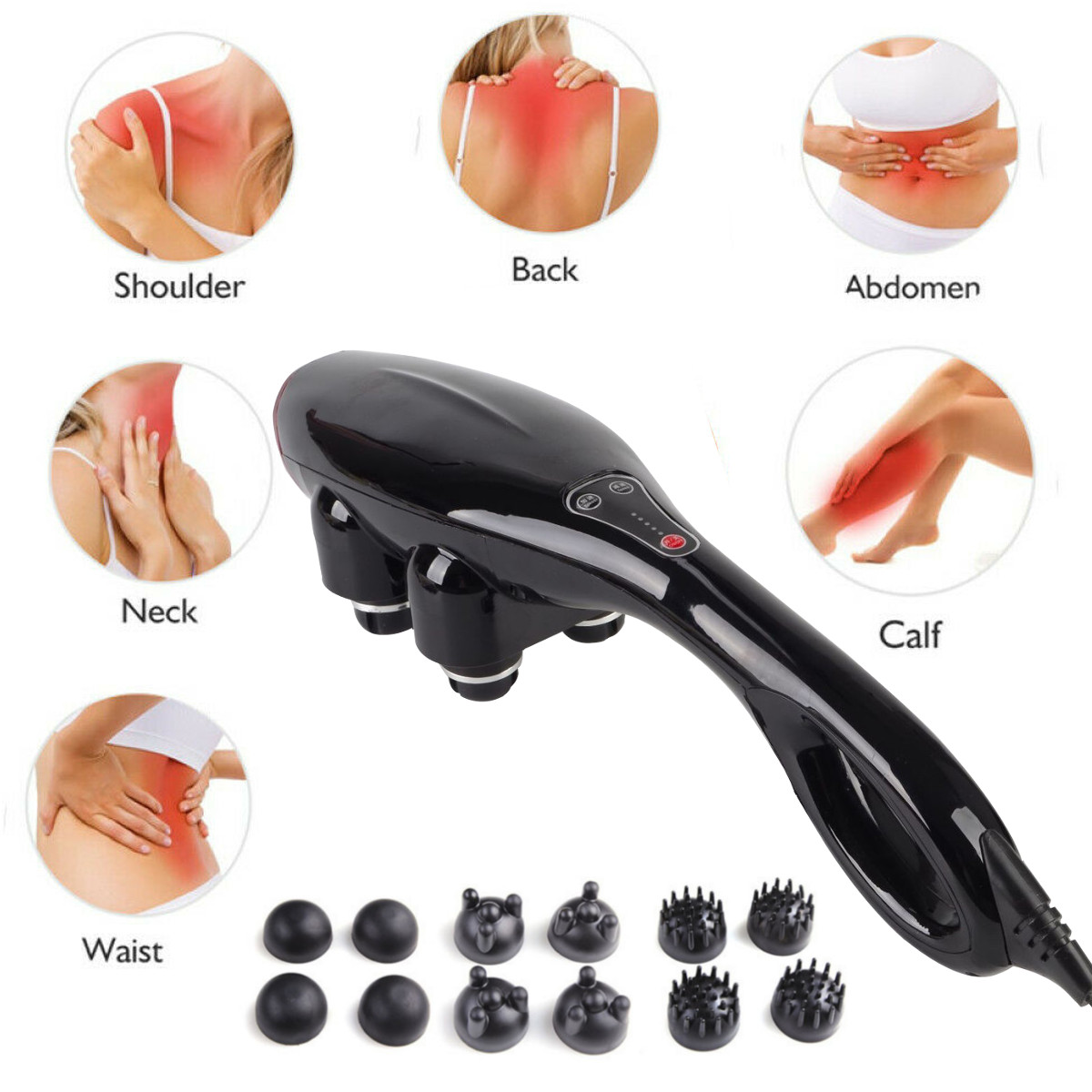 Four-head powerful multifuncti - Scalp Massager Electric recension och pris