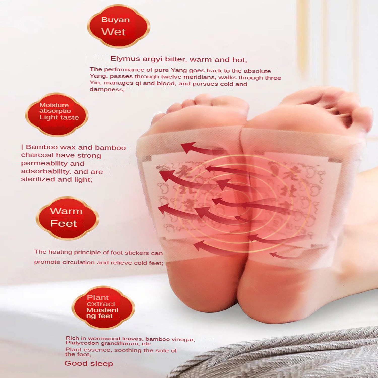 50pcs Pads+50pcs Detox Foot Pa - Detox Foot Patch recension och pris