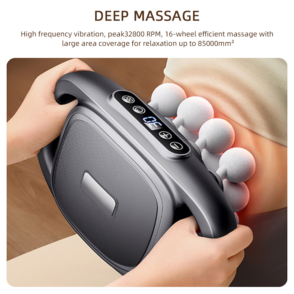 16-Head Fascia Gun High-Freque - Scalp Massager Electric recension och pris