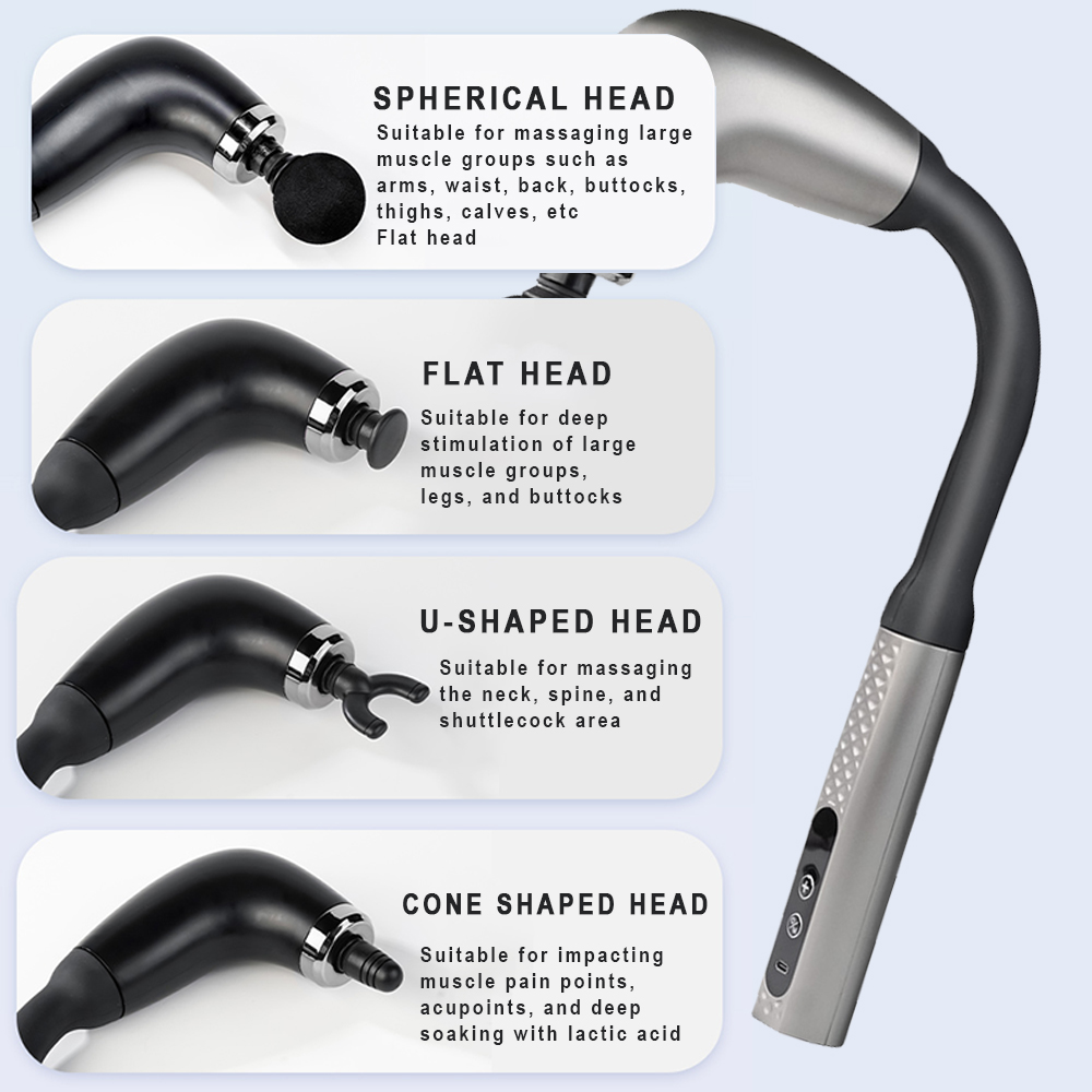 Portable Fascial Massage Gun E - Scalp Massager Electric recension och pris