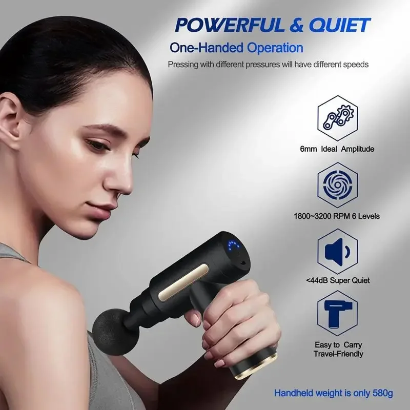 Portable Fascial Massage Gun E - Scalp Massager Electric recension och pris