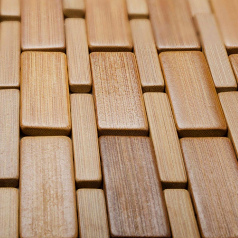 Teak Wood Bath Mat Feet Shower - Bamboo Bath Mat recension och pris