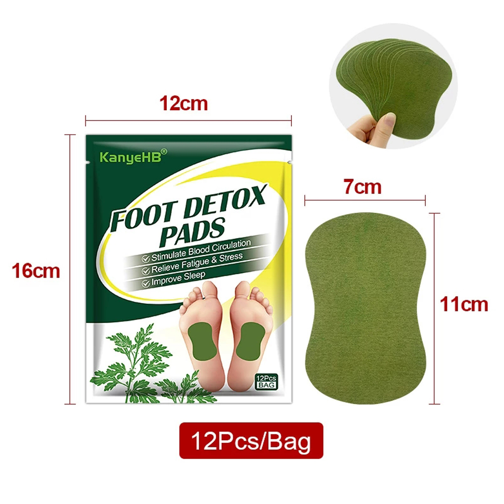 12-60PCS Detox Foot Patches Fe - Detox Foot Patch recension och pris