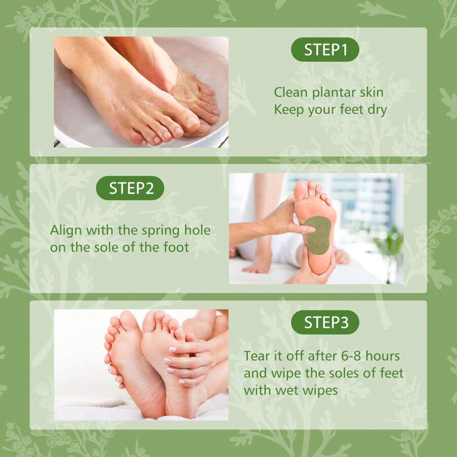 12-60PCS Detox Foot Patches Fe - Detox Foot Patch recension och pris